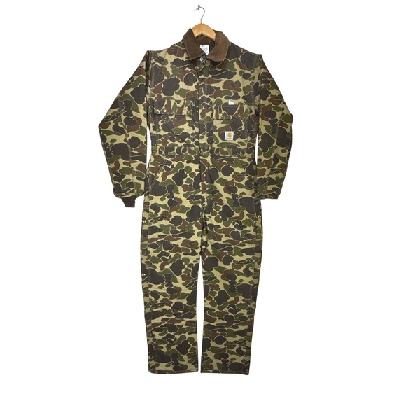 Carhartt Other - Vintage Carhartt Camo Coveralls Jumpsuit Mens 38 Tall RQ103 NWT NOS